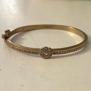 Givenchy Gold Bracelet with Crystal Detailing